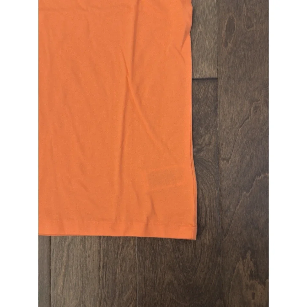 Polo Ralph Lauren Mens Classic Fit Orange Short Sleeve Tee Shirt Blue Pony XS